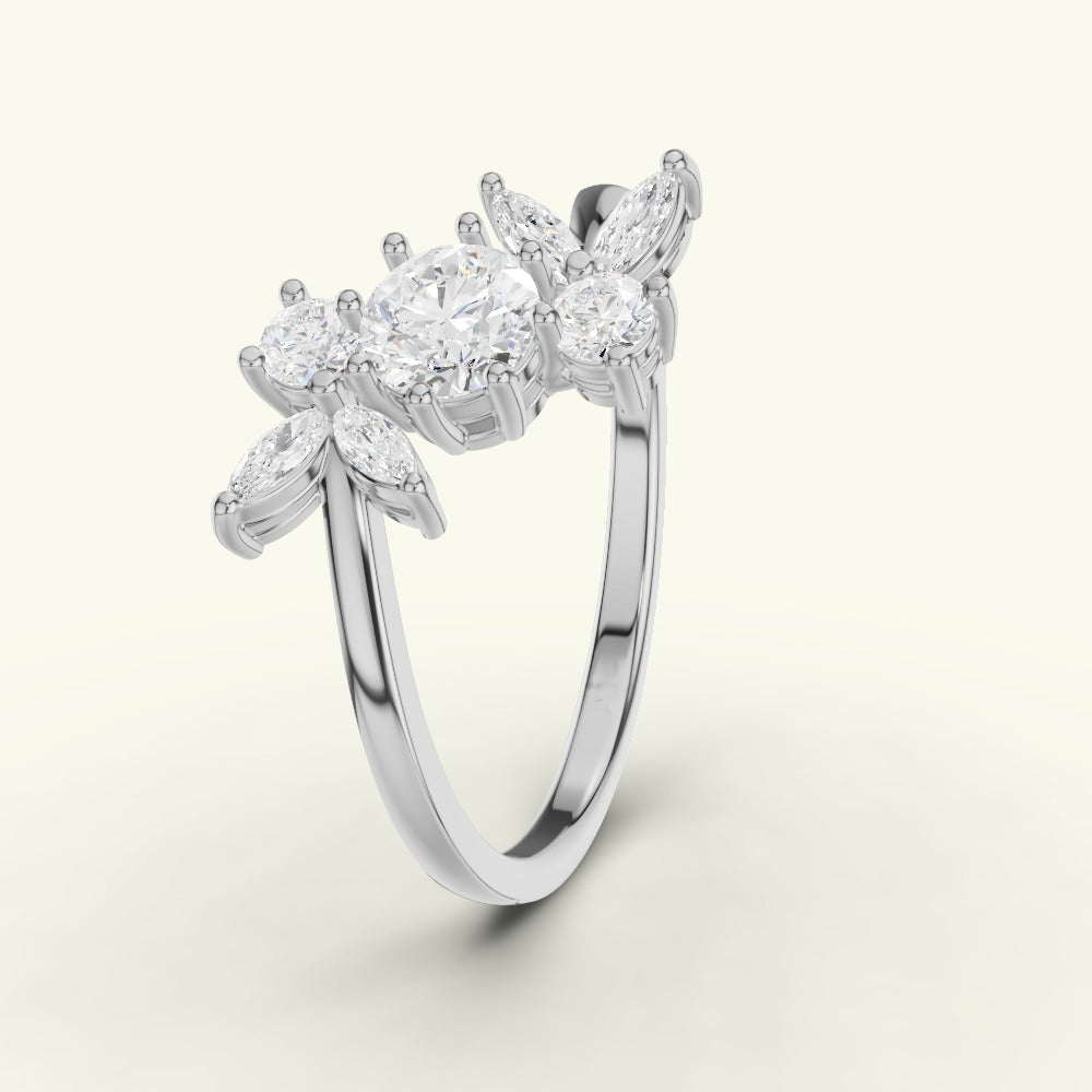 Elyra Wing Diamond Dailywear Ring