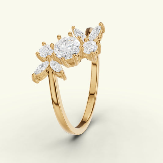 Elyra Wing Diamond Dailywear Ring