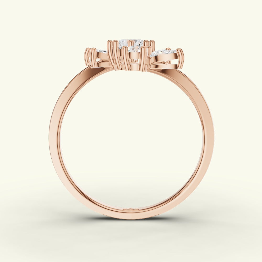 Elyra Wing Diamond Dailywear Ring