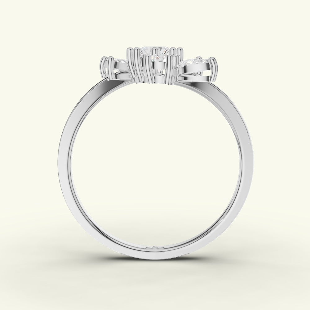 Elyra Wing Diamond Dailywear Ring