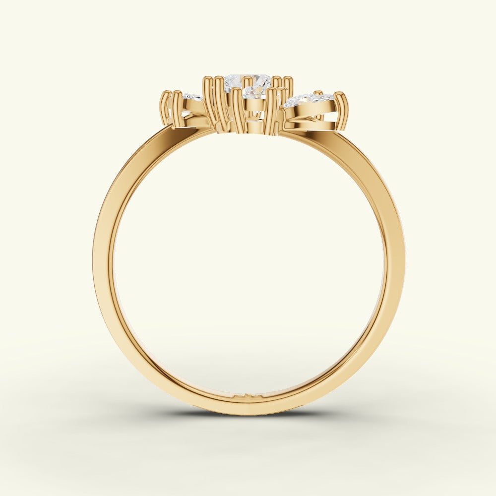 Elyra Wing Diamond Dailywear Ring