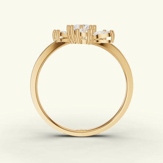 Elyra Wing Diamond Dailywear Ring