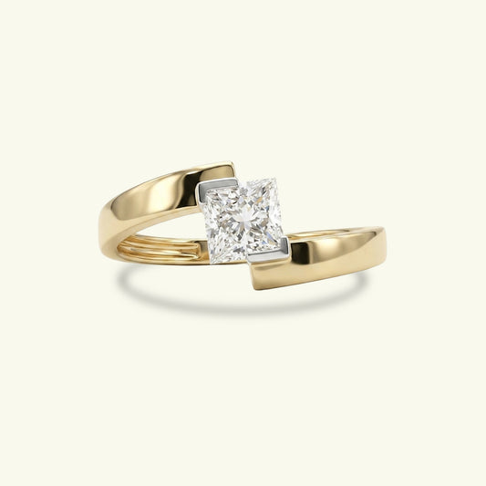 Ezmera Solitaire Diamond Engagement Ring