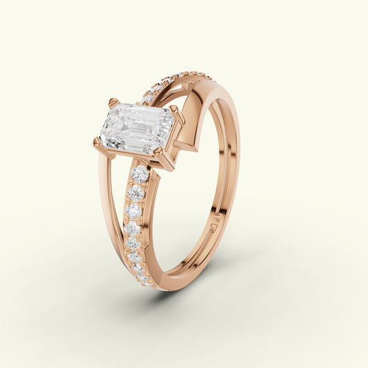 Talira Bloom Diamond Engagement Ring