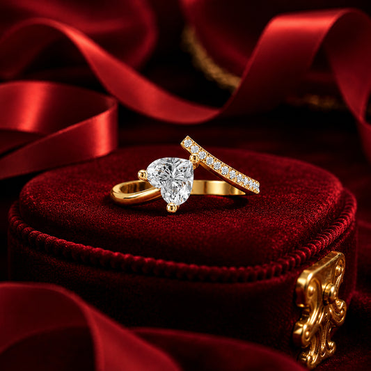 Solara Crest Diamond Engagement Ring