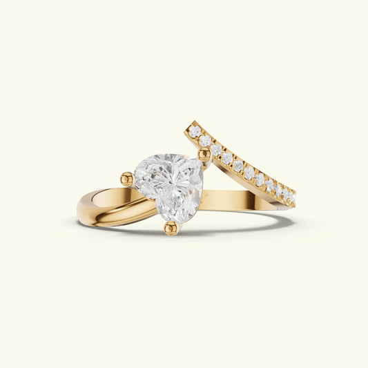 Solara Crest Diamond Engagement Ring