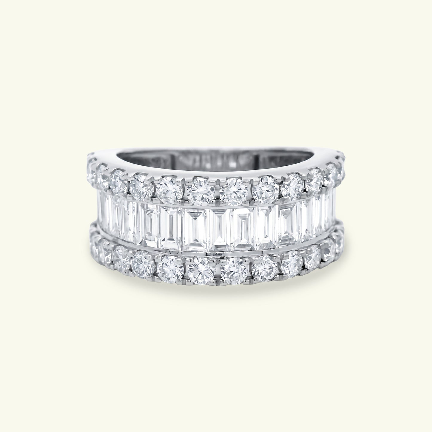 Solira Crest Diamond Eternity Ring
