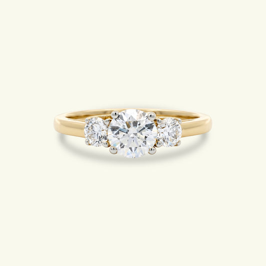Alena Crest Diamond Engagement Ring