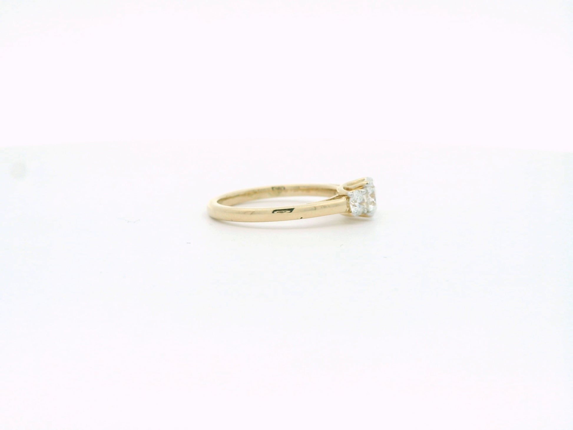 Alena Crest Diamond Engagement Ring