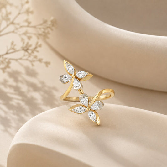Twin Flame Icon Diamond  Ring