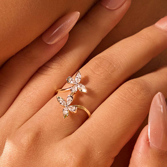 Twin Flame Icon Diamond  Ring