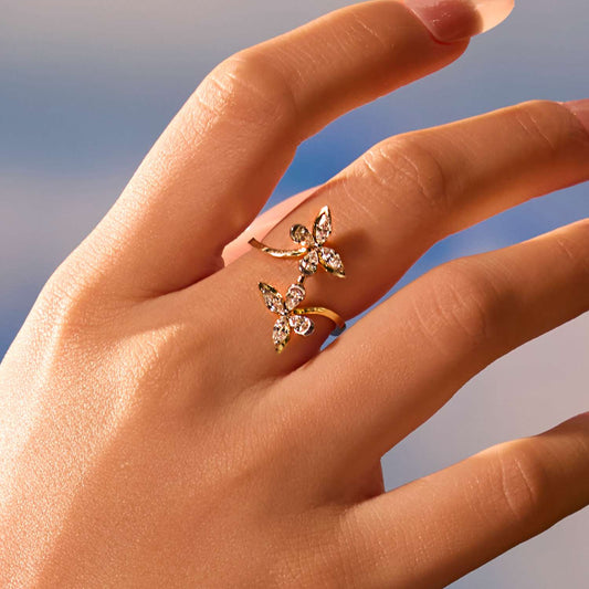 Twin Flame Icon Diamond  Ring