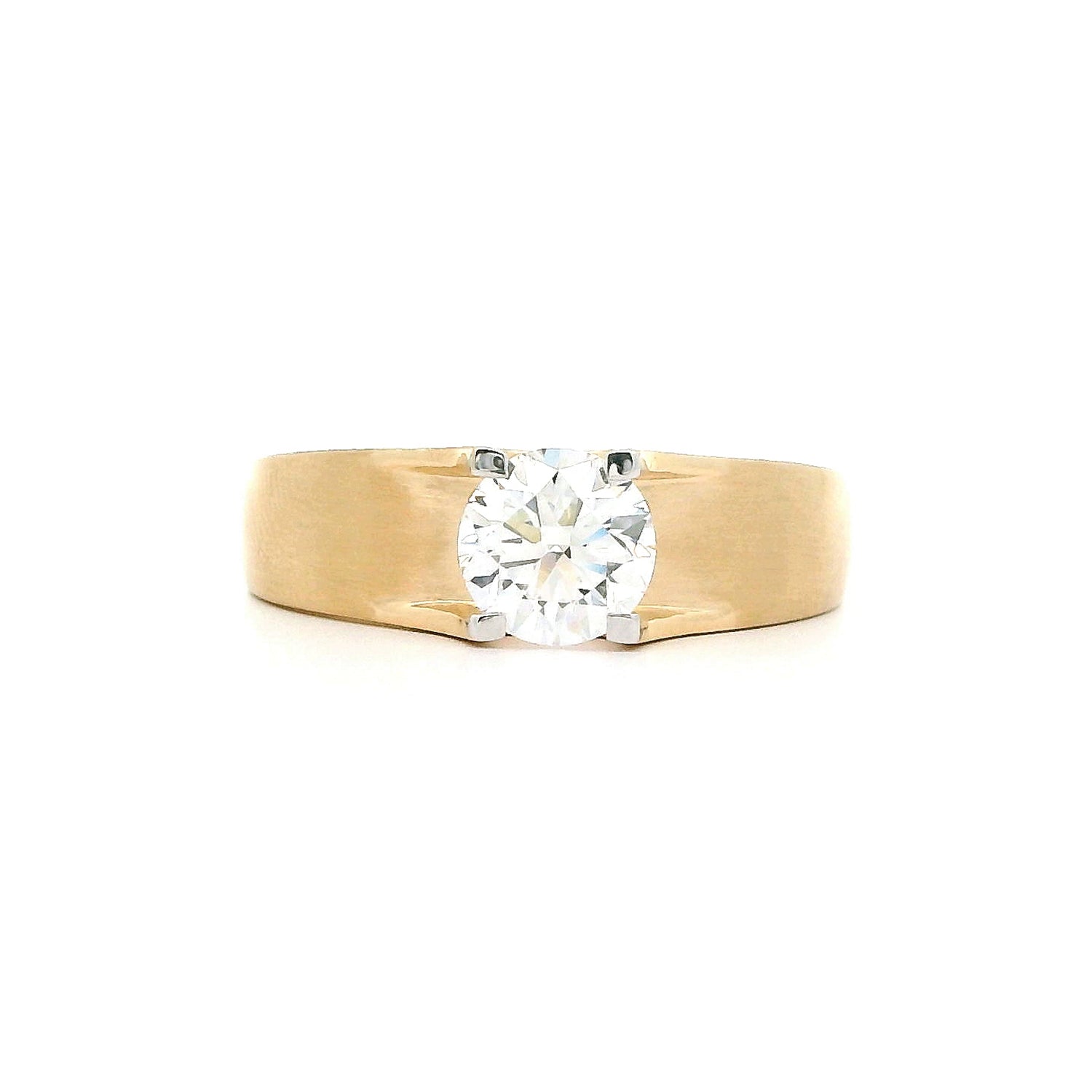 Elvora Crest Diamond Engagement Ring
