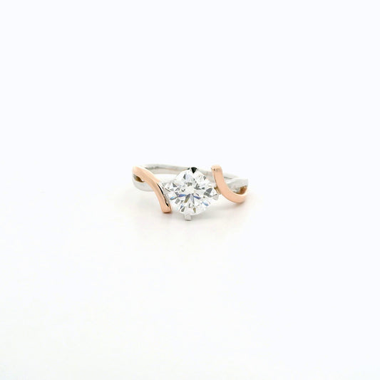 Twinara Path Diamond Two Stone Ring