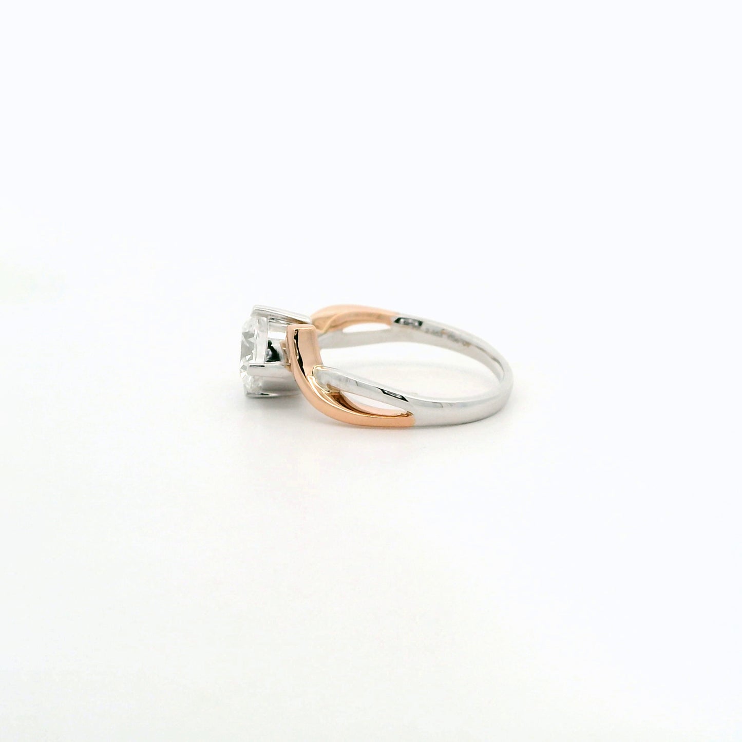 Twinara Path Diamond Two Stone Ring