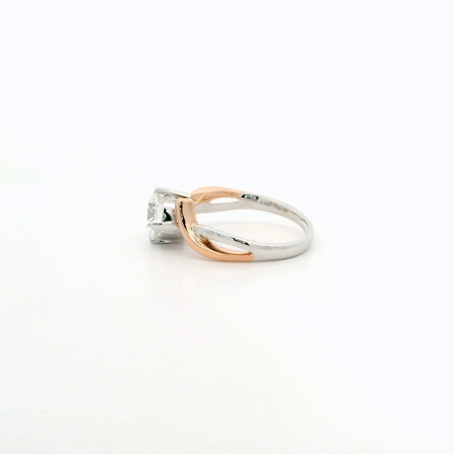 Twinara Path Diamond Two Stone Ring