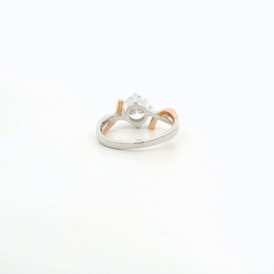 Twinara Path Diamond Two Stone Ring