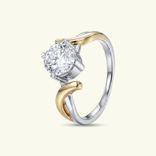Twinara Path Diamond Two Stone Ring