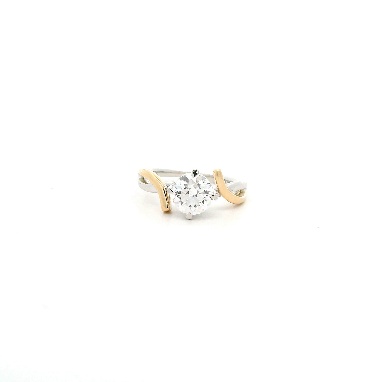 Twinara Path Diamond Two Stone Ring