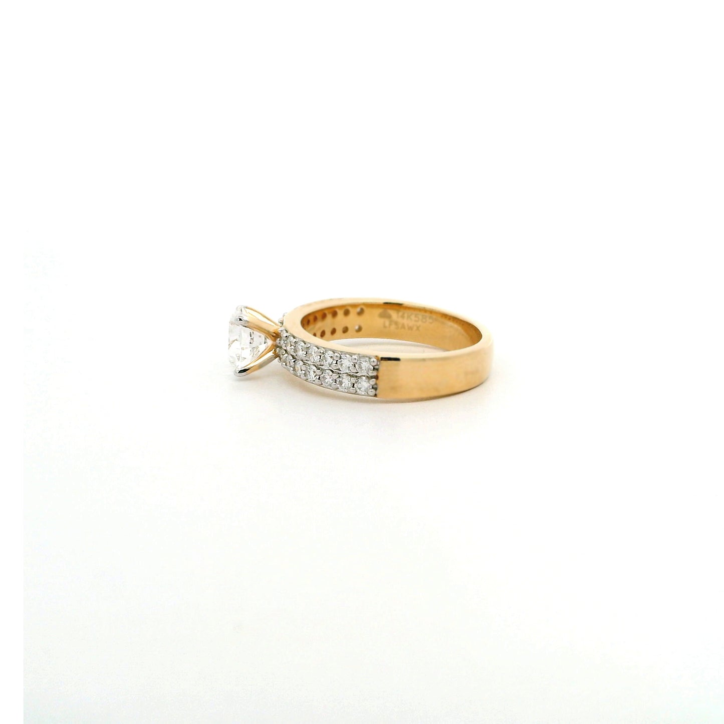 Meloria Crest Diamond Ladies Ring