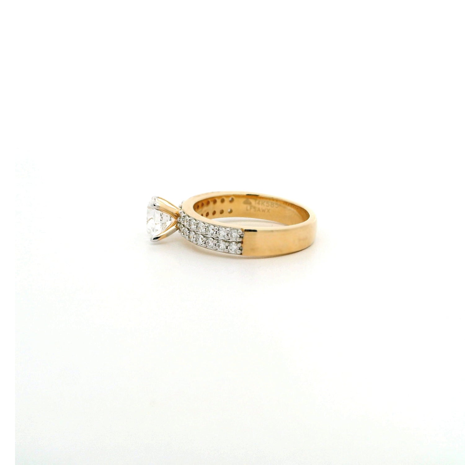 Meloria Crest Diamond Ladies Ring