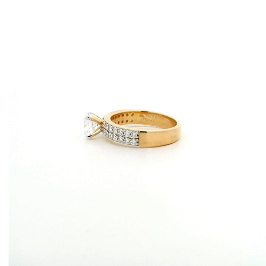 Meloria Crest Diamond Ladies Ring