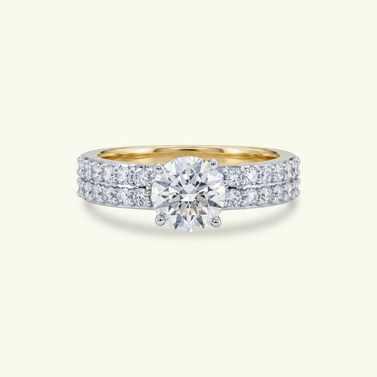 Meloria Crest Diamond Ladies Ring