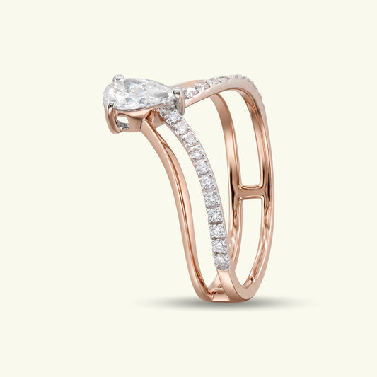 Veylora Flare Diamond Ring