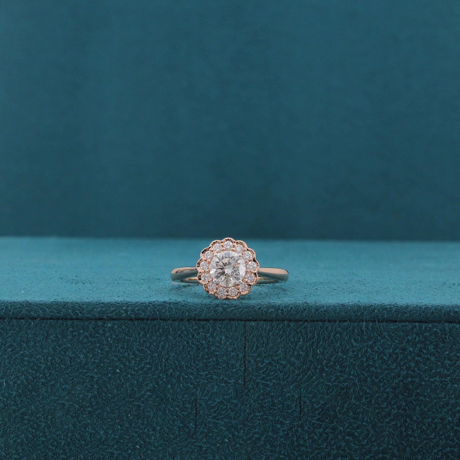 Florien Crest Diamond Ring