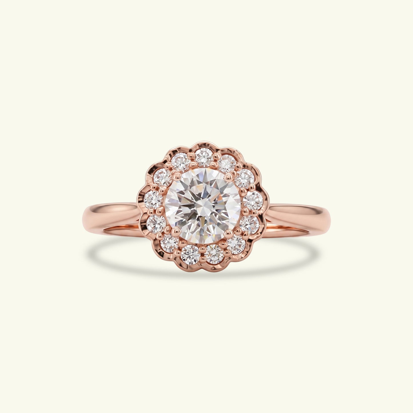Florien Crest Diamond Ring