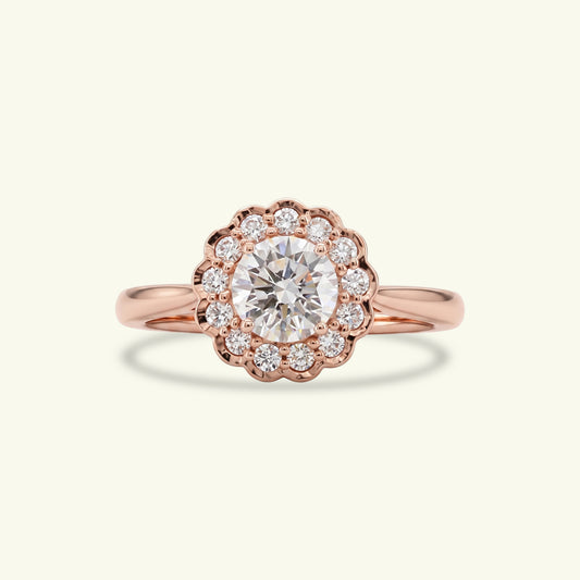 Florien Crest Diamond Ring