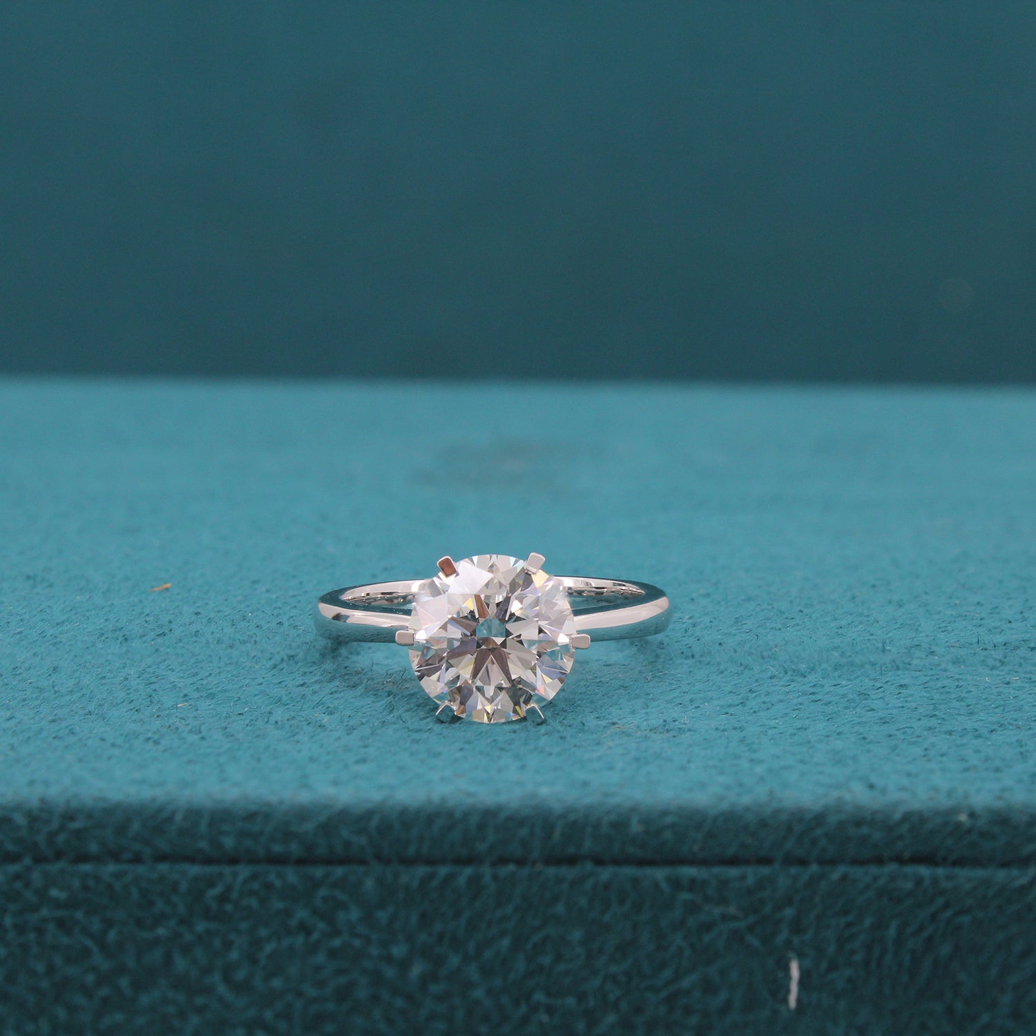 Elara Solitaire Diamond Ladies Ring