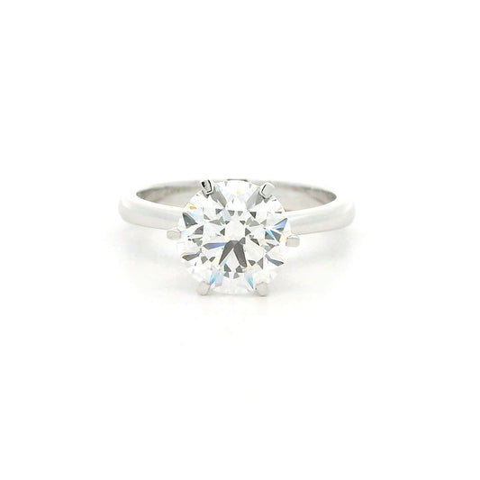 Elara Solitaire Diamond Ladies Ring