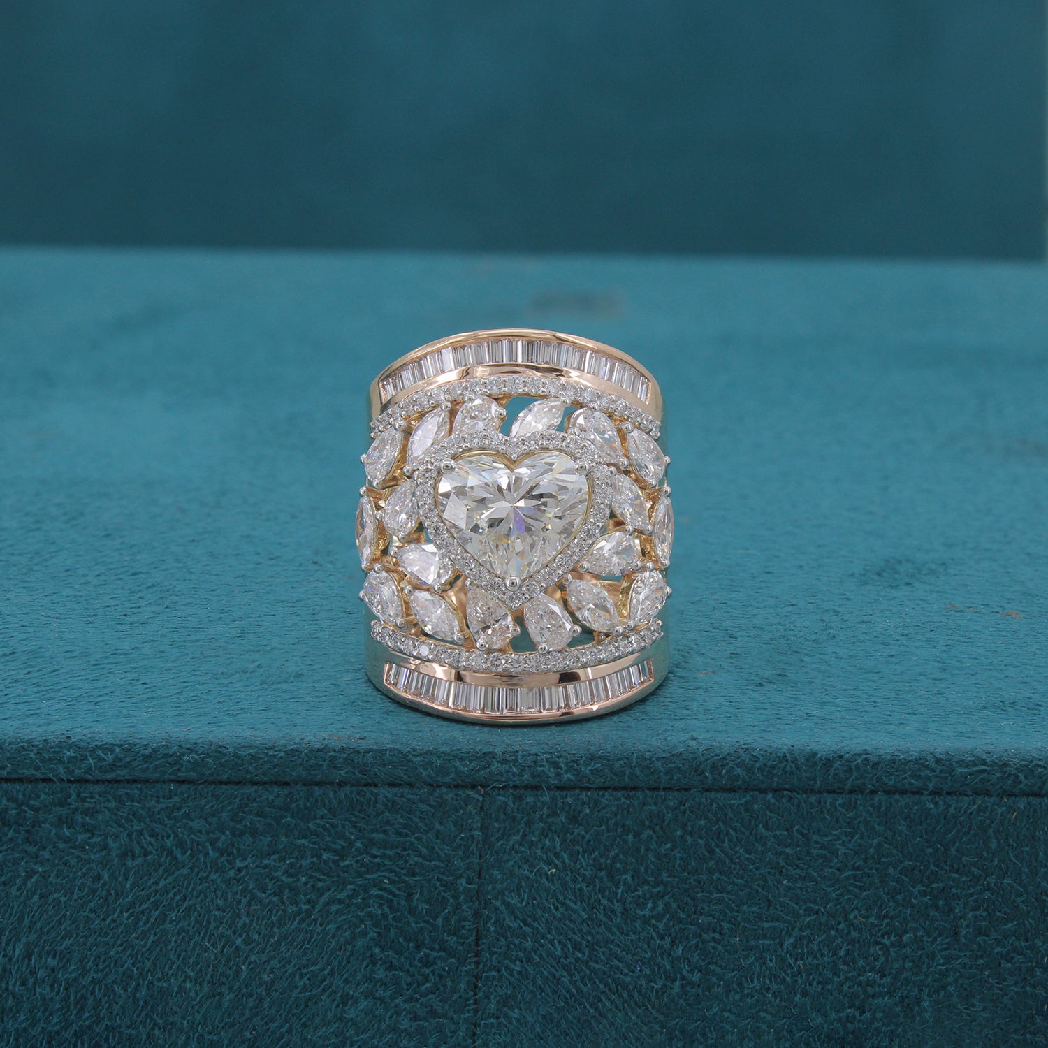 Thalira Fancy Diamond Cocktail Ring