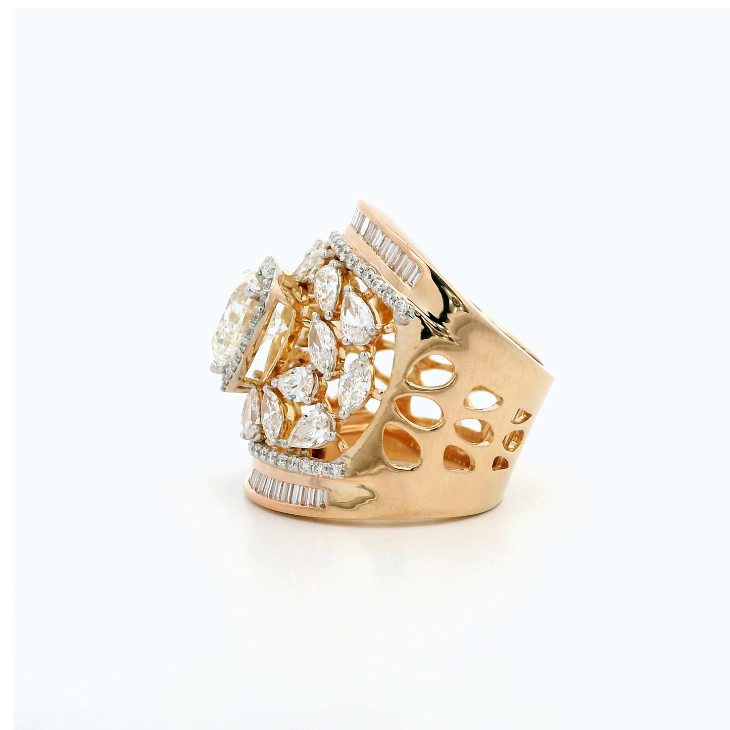 Thalira Fancy Diamond Cocktail Ring