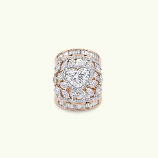 Thalira Fancy Diamond Cocktail Ring