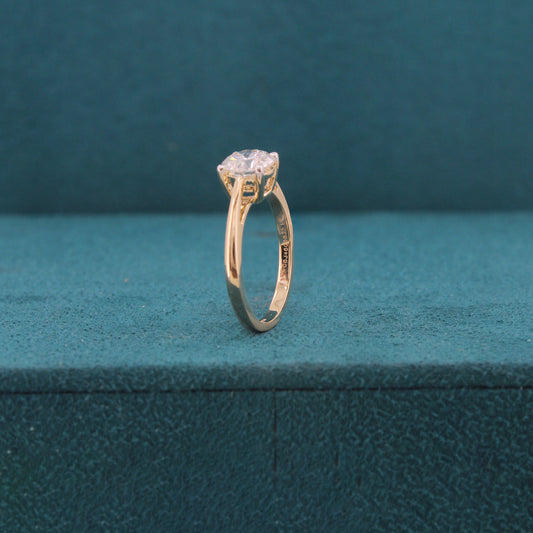 Firayne Beam Diamond Solitaire Ring