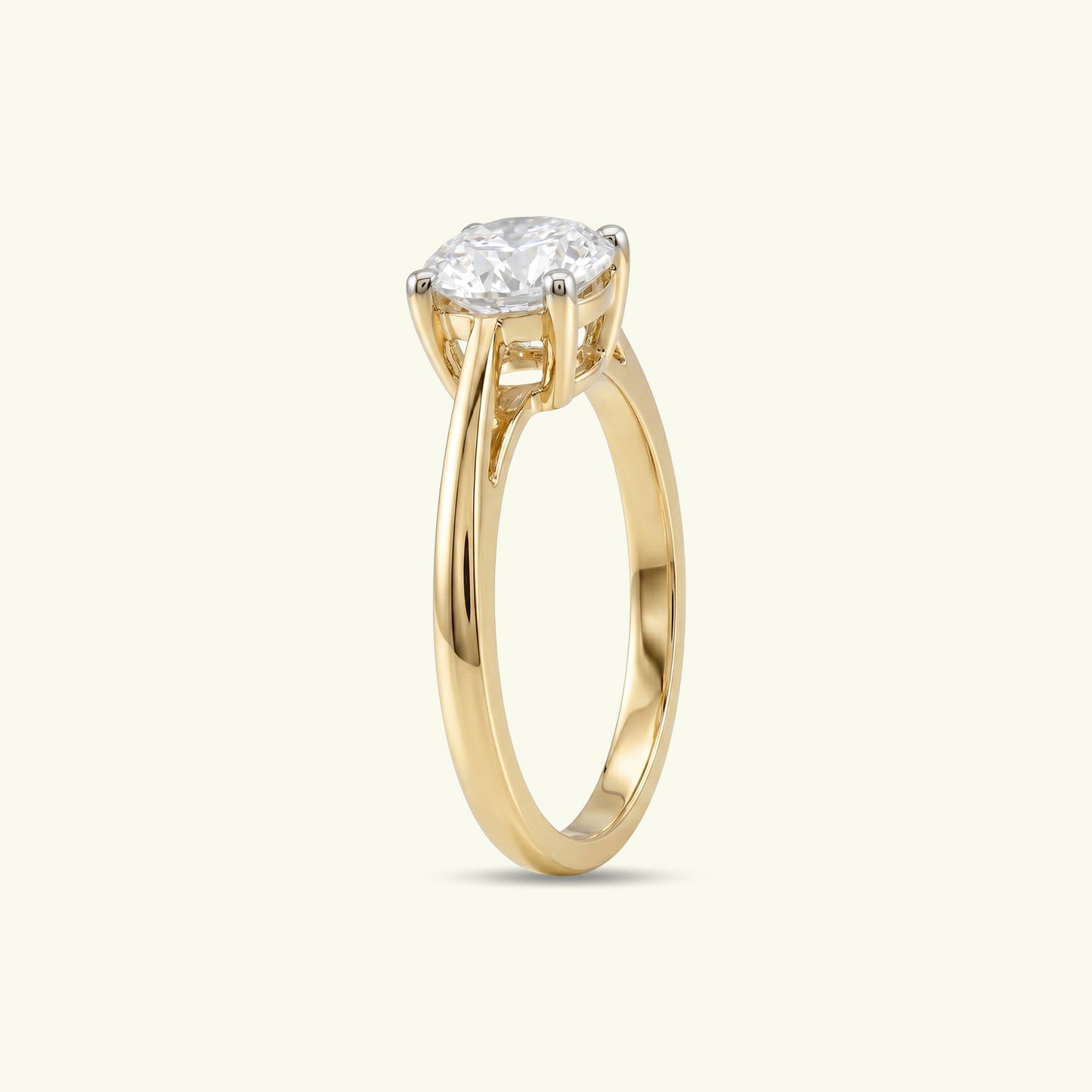 Firayne Beam Diamond Solitaire Ring
