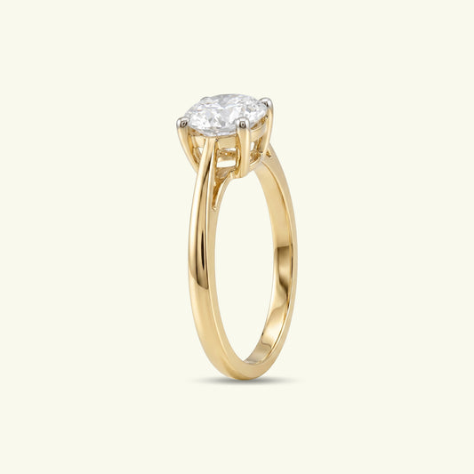 Firayne Beam Diamond Solitaire Ring