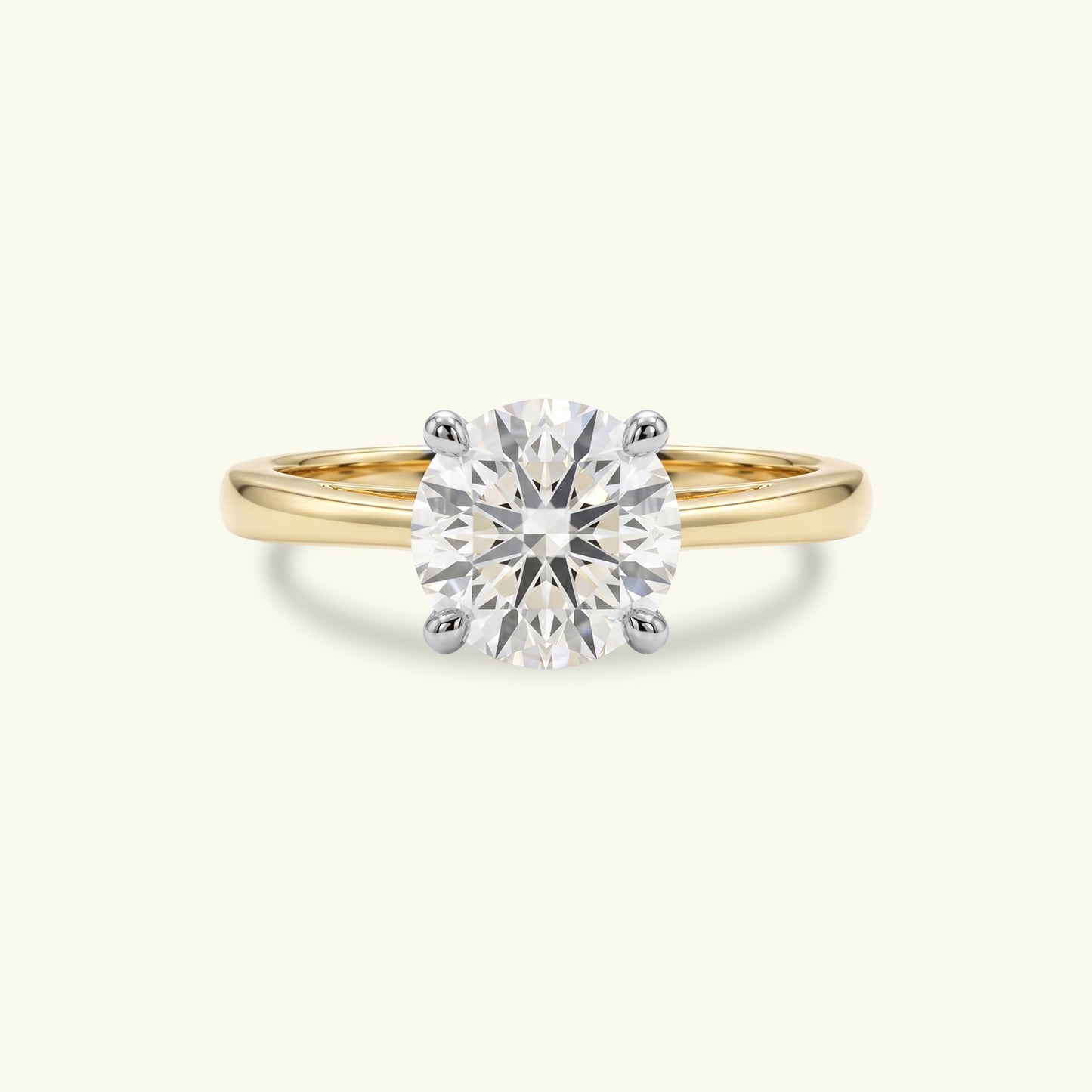Firayne Beam Diamond Solitaire Ring