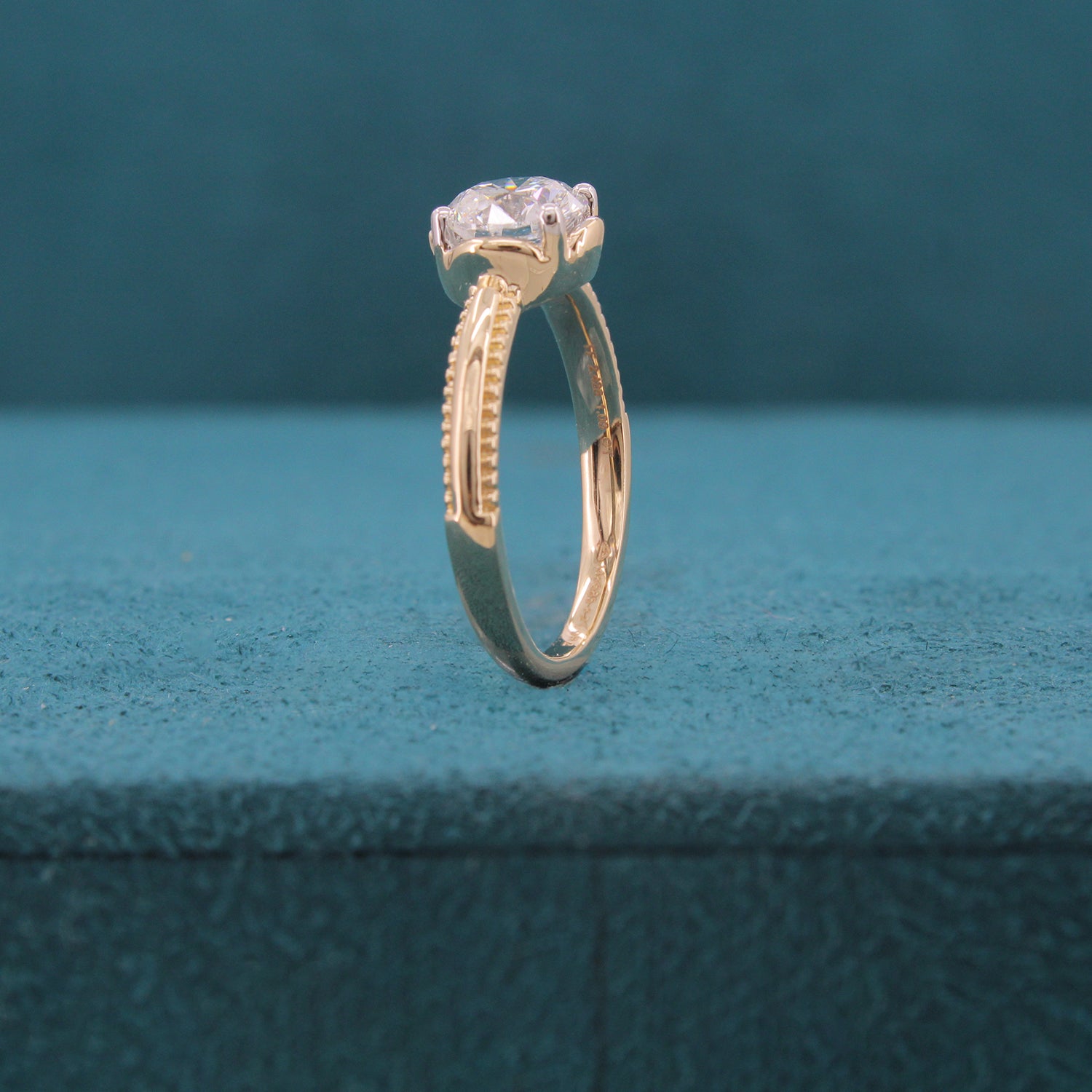 Neralia Path Diamond Solitaire Ring