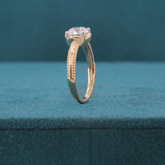 Neralia Path Diamond Solitaire Ring