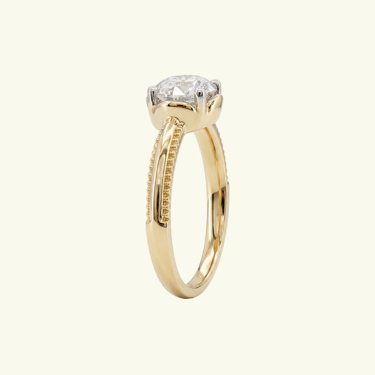 Neralia Path Diamond Solitaire Ring