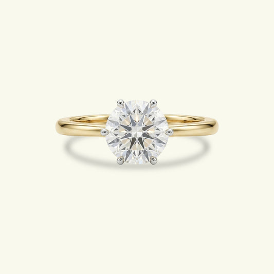 Averin Glow Diamond Solitaire Ring
