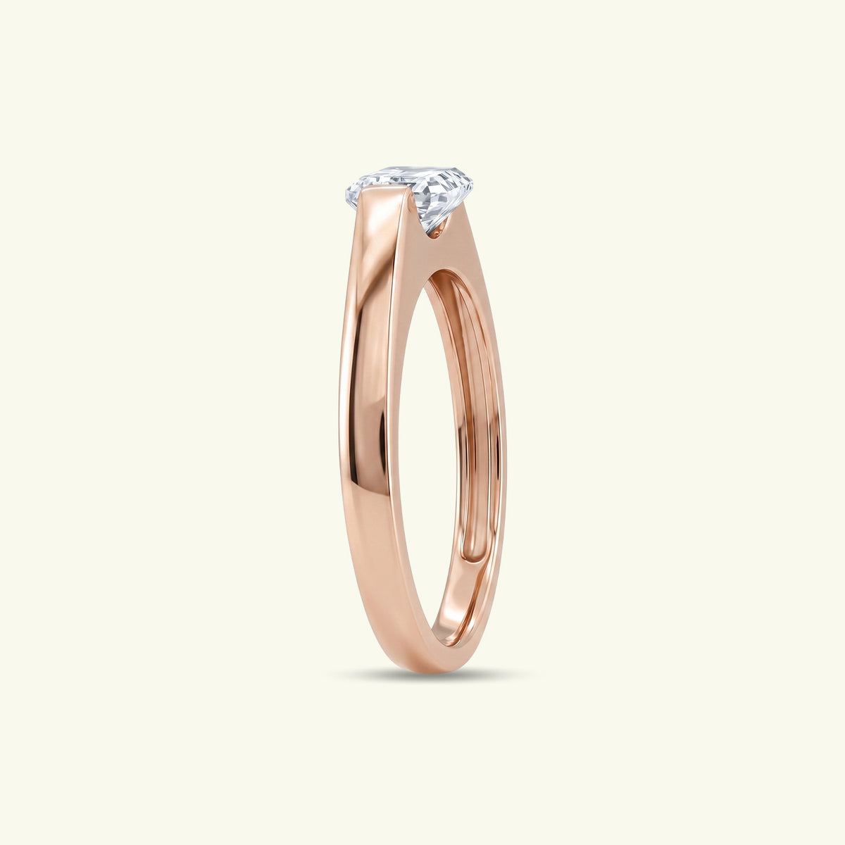 Selvira Beam Diamond Solitaire Ring