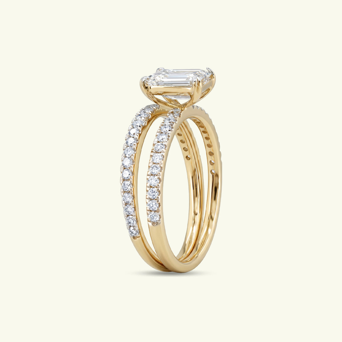 Lumeria Crown Diamond Solitaire Ring