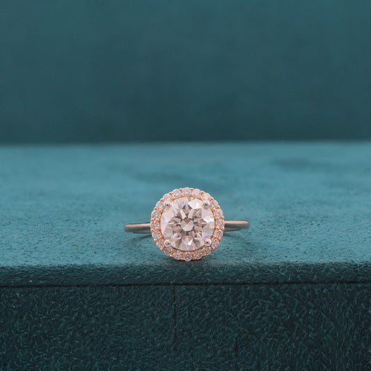 Emerelle Arc Diamond Solitaire Ring