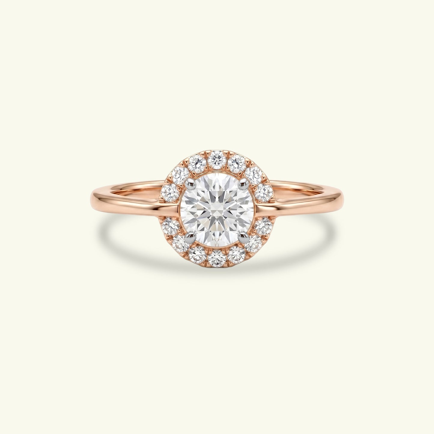 Emerelle Arc Diamond Solitaire Ring