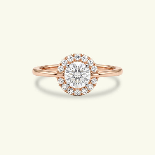 Emerelle Arc Diamond Solitaire Ring