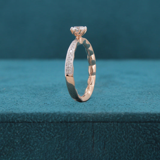 Aravelle Rise Diamond Solitaire Ring